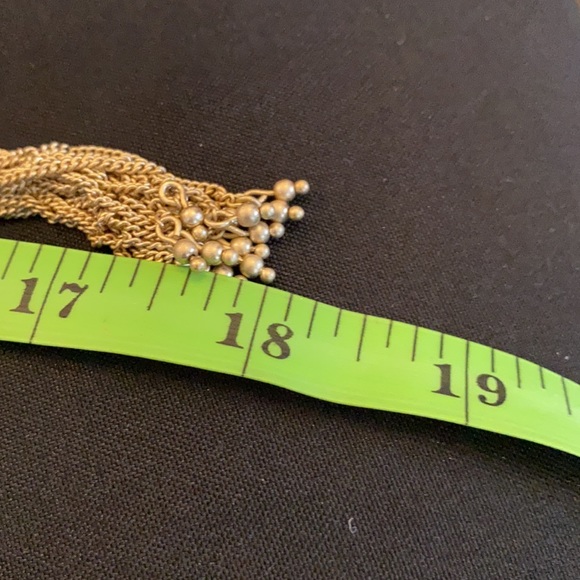 Beautiful Golden Lia Sophia Tassel Necklace - Picture 9 of 10